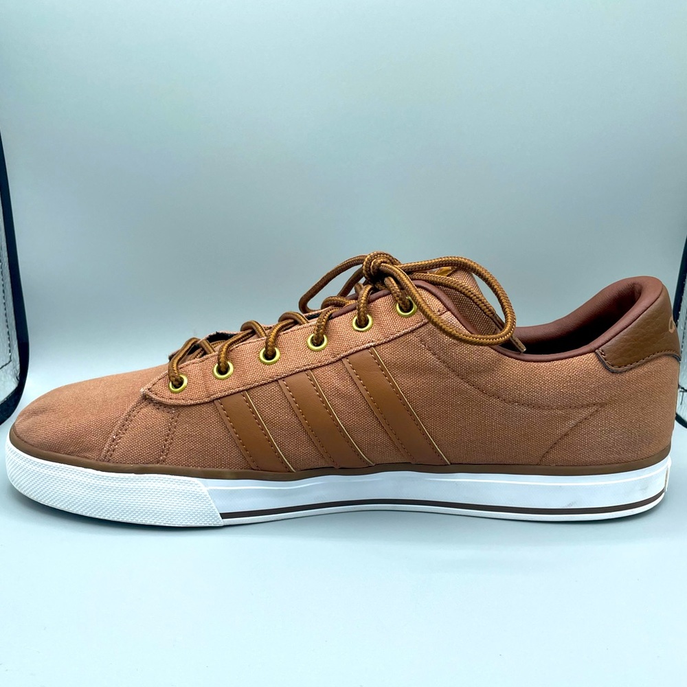 Adidas NEO Men's Daily Lifestyle Skateboarding Brown Sneaker Size 12 [F99632]